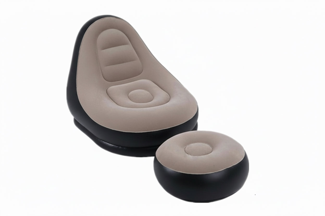 Rhaevn Inflatable Chair with Footrest and inflator